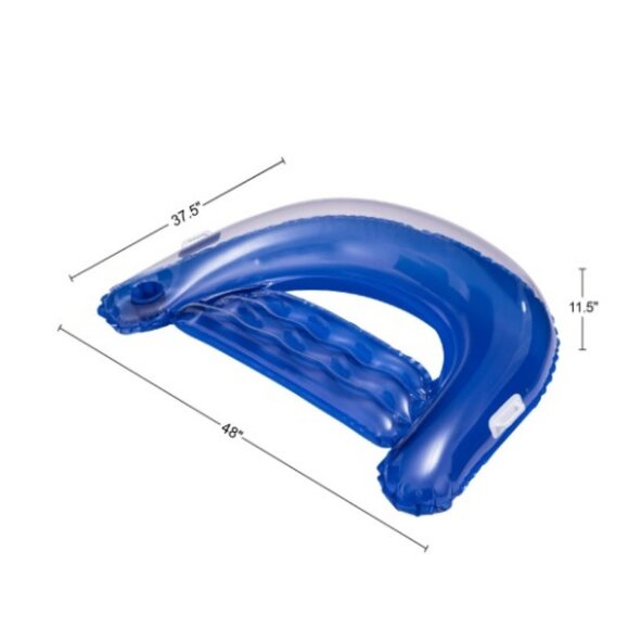 Bluescape Inflatable Blue Pool Float, 14 Years and Up, Unisex - Picture 8 of 8